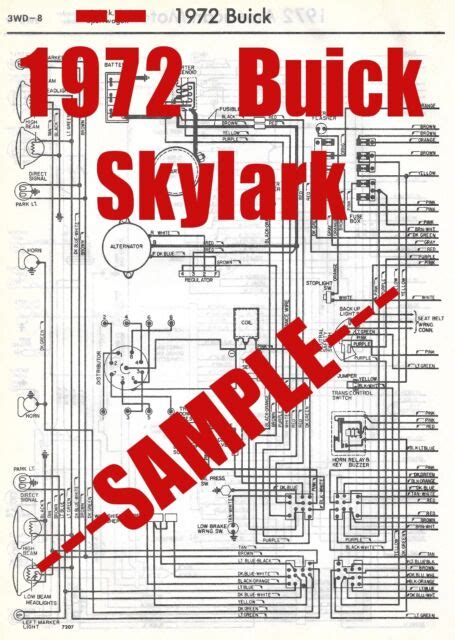 wiring diagram 1972 buick skylark 